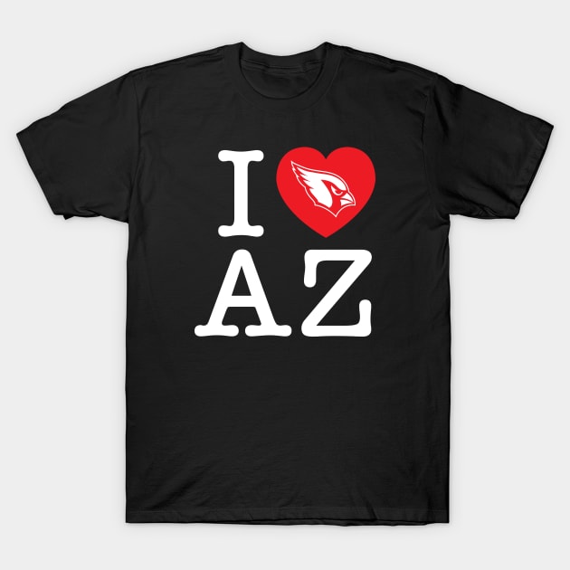 I Love AZ 2 T-Shirt by LunaGFXD